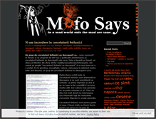 Tablet Screenshot of mofosays.wordpress.com