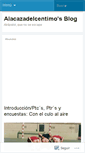Mobile Screenshot of alacazadelcentimo.wordpress.com