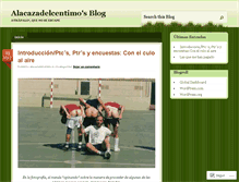 Tablet Screenshot of alacazadelcentimo.wordpress.com