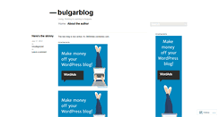 Desktop Screenshot of bulgarblog.wordpress.com