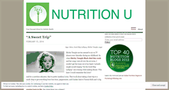 Desktop Screenshot of nutritionu.wordpress.com