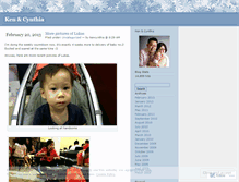 Tablet Screenshot of kencynthia.wordpress.com