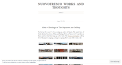 Desktop Screenshot of nuovofresco.wordpress.com