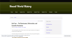 Desktop Screenshot of howellworldhistory.wordpress.com