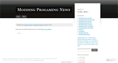 Desktop Screenshot of moddingprogaming.wordpress.com
