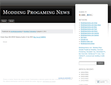 Tablet Screenshot of moddingprogaming.wordpress.com