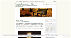 Desktop Screenshot of matematics.wordpress.com