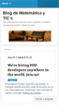 Mobile Screenshot of matematics.wordpress.com