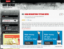 Tablet Screenshot of gizisehat.wordpress.com