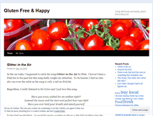 Tablet Screenshot of glutenfreeandhappy.wordpress.com