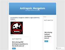 Tablet Screenshot of antirapsic.wordpress.com