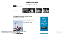 Desktop Screenshot of lifephotography.wordpress.com