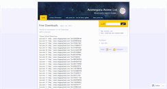 Desktop Screenshot of animeguru.wordpress.com