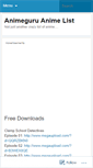 Mobile Screenshot of animeguru.wordpress.com