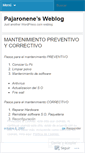 Mobile Screenshot of pajaronene.wordpress.com