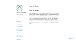 Desktop Screenshot of commons.bancdebinarybbb.wordpress.com
