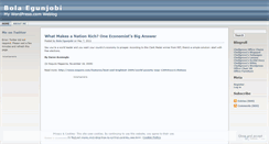 Desktop Screenshot of egunjobi.wordpress.com