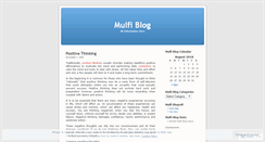 Desktop Screenshot of mulfiblog.wordpress.com