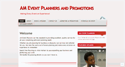 Desktop Screenshot of ameventplanners.wordpress.com