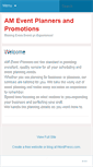 Mobile Screenshot of ameventplanners.wordpress.com