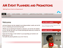 Tablet Screenshot of ameventplanners.wordpress.com