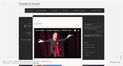 Desktop Screenshot of filosofosdoyoutube.wordpress.com
