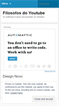 Mobile Screenshot of filosofosdoyoutube.wordpress.com