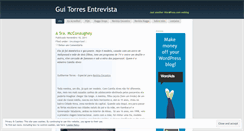 Desktop Screenshot of guitorres.wordpress.com