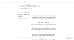 Desktop Screenshot of lovelybishwas.wordpress.com