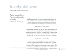 Tablet Screenshot of lovelybishwas.wordpress.com