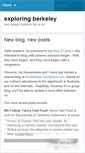 Mobile Screenshot of exploringberkeley.wordpress.com