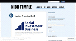 Desktop Screenshot of nicktemple1.wordpress.com