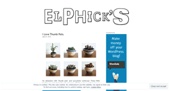 Desktop Screenshot of elphicks.wordpress.com