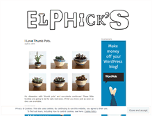 Tablet Screenshot of elphicks.wordpress.com