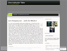 Tablet Screenshot of diveinstructor.wordpress.com