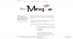 Desktop Screenshot of mingle2010.wordpress.com