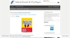 Desktop Screenshot of lectoratfrancaiscluj.wordpress.com