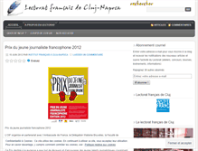 Tablet Screenshot of lectoratfrancaiscluj.wordpress.com