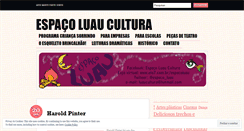 Desktop Screenshot of espacoluau.wordpress.com