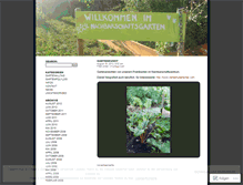 Tablet Screenshot of nachbarschaftsgarten.wordpress.com