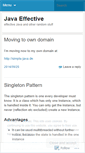 Mobile Screenshot of javaeffective.wordpress.com