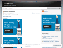 Tablet Screenshot of javaeffective.wordpress.com