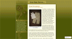 Desktop Screenshot of andshesews.wordpress.com