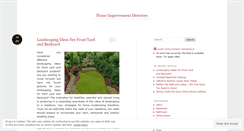 Desktop Screenshot of homeimprovementdirectory.wordpress.com
