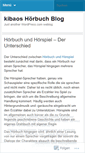 Mobile Screenshot of mykibao.wordpress.com