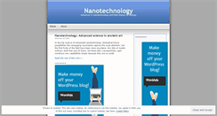 Desktop Screenshot of nanotech.wordpress.com