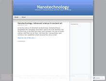 Tablet Screenshot of nanotech.wordpress.com