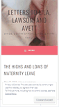 Mobile Screenshot of letterstolila.wordpress.com