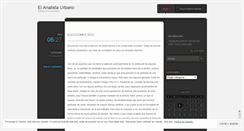 Desktop Screenshot of elanalistaurbano.wordpress.com