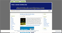 Desktop Screenshot of electricbook.wordpress.com